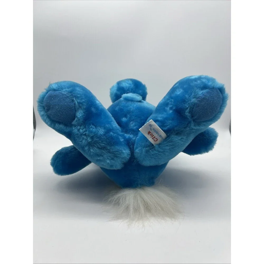 Kodak Kolorkins Cick blue plush vintage stuffed animal toy with tag, NWT